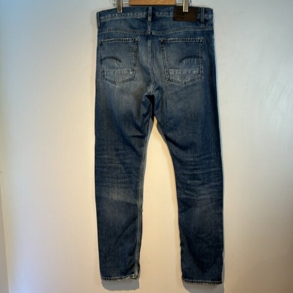 RAW men’s triple A straight jeans size width 36/ length 34 - Picture 7 of 15